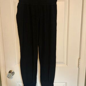 Athleta Black High-Waisted Joggers